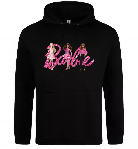 Жіноча толстовка (худі) Ляльки Барбі Чорний фото