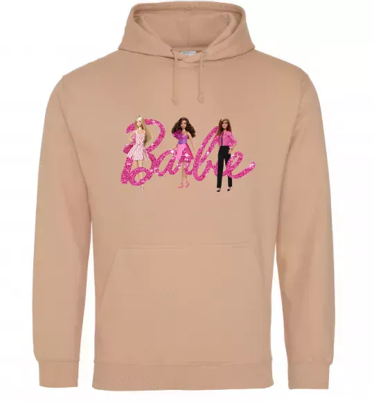Жіноча толстовка (худі) Ляльки Барбі Пісочний фото