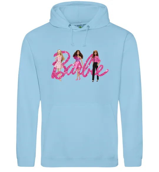 Женская толстовка (худи) Ляльки Барбі Голубой фото