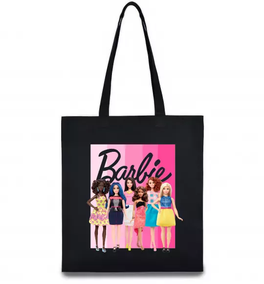 Еко-сумка Barbie dolls mattel Чорний фото