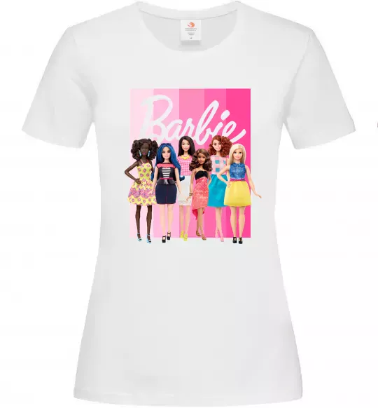 Жіноча футболка Barbie dolls mattel Білий фото