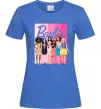 Жіноча футболка Barbie dolls mattel Яскраво-синій фото