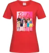 Жіноча футболка Barbie dolls mattel Червоний фото
