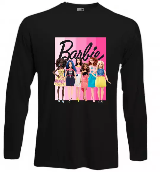Лонгслив Barbie dolls mattel Черный фото