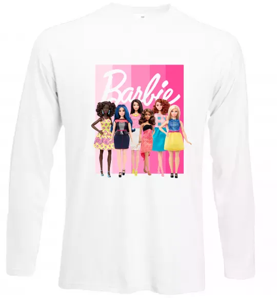 Лонгслив Barbie dolls mattel Белый фото