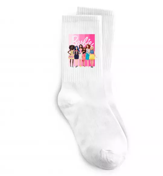 Носки Barbie dolls mattel Белый фото