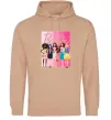Женская толстовка (худи) Barbie dolls mattel Песочный фото