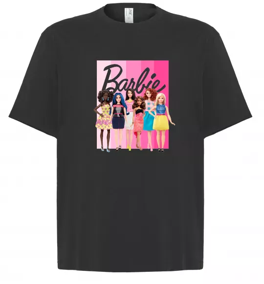 Футболка Оверсайз Barbie dolls mattel Черный фото