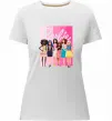 Женская премиум футболка Barbie dolls mattel Белый фото