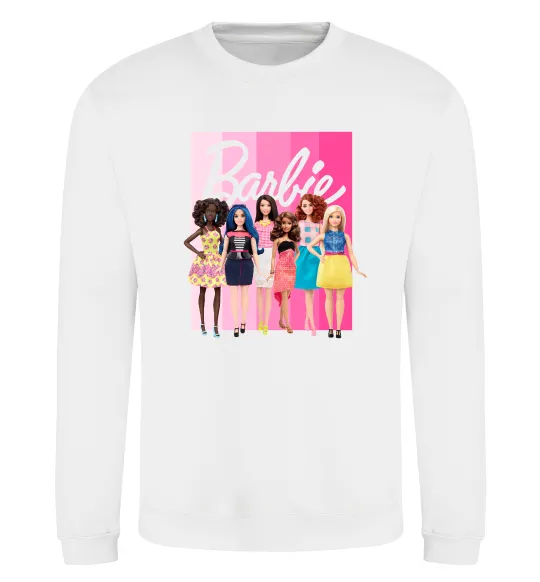 Свитшот Barbie dolls mattel Белый фото