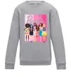 Детский Свитшот Barbie dolls mattel Серый меланж фото