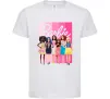 Детская футболка Barbie dolls mattel Белый фото