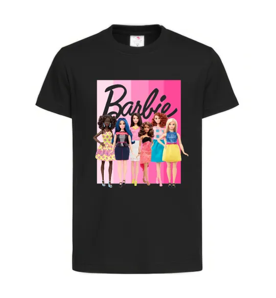 Дитяча футболка Barbie dolls mattel Чорний фото