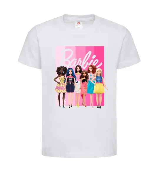 Дитяча футболка Barbie dolls mattel Білий фото