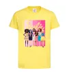 Дитяча футболка Barbie dolls mattel Лимонний фото