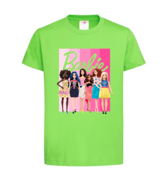 Дитяча футболка Barbie dolls mattel Лаймовий фото
