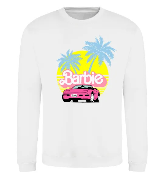 Свитшот Barbie car Белый фото