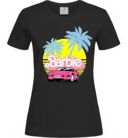 Женская футболка Barbie car