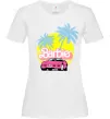 Женская футболка Barbie car Белый фото