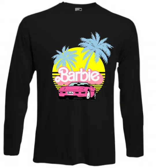 Лонгслів Barbie car Чорний фото