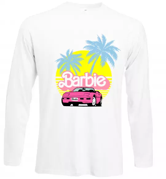 Лонгслів Barbie car Білий фото