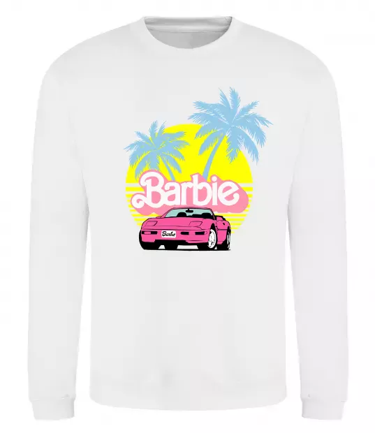 Світшот Barbie car Білий фото