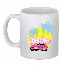 Чашка керамическая Barbie car