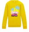 Детский Свитшот Barbie car Солнечно желтый фото