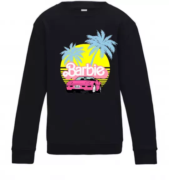 Детский Свитшот Barbie car Черный фото