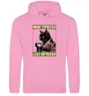 Женская толстовка (худи) More espresso less depresso Розовый фото