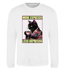 Свитшот More espresso less depresso