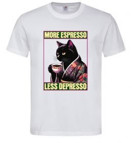 Мужская футболка More espresso less depresso