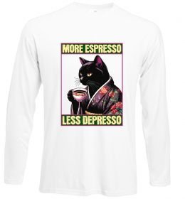 Лонгслів More espresso less depresso