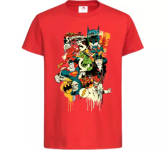 Детская футболка This is a job for superman Красный фото