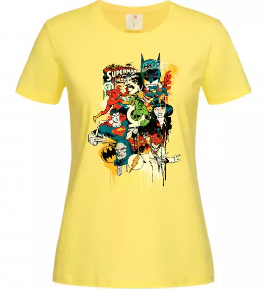 Женская футболка This is a job for superman Лимонный фото