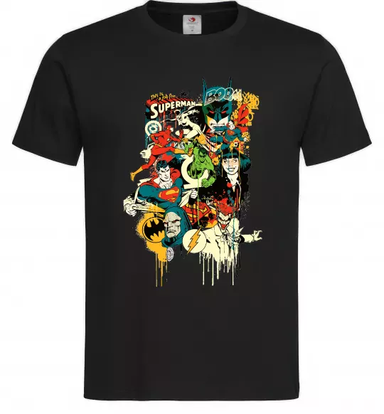 Мужская футболка This is a job for superman Черный фото