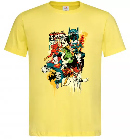 Мужская футболка This is a job for superman Лимонный фото