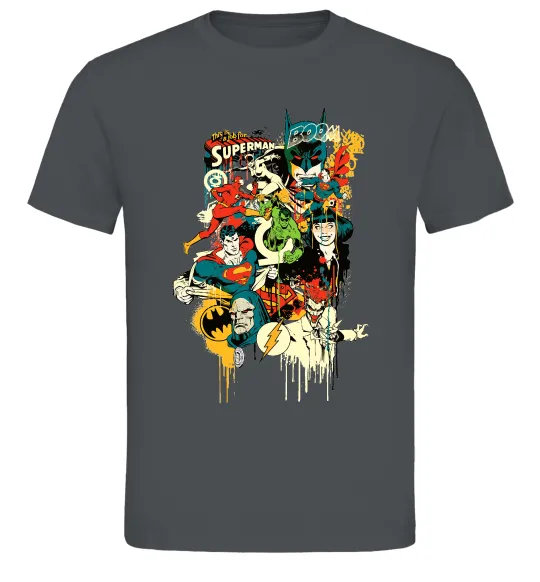 Мужская футболка This is a job for superman Графит фото