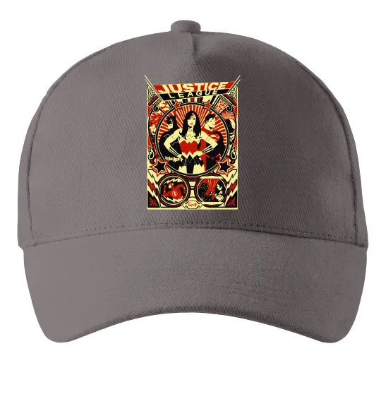 Кепка Justice league Серый фото