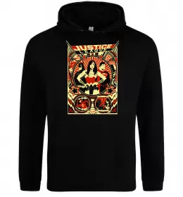 Жіноча толстовка (худі) Justice league Чорний фото