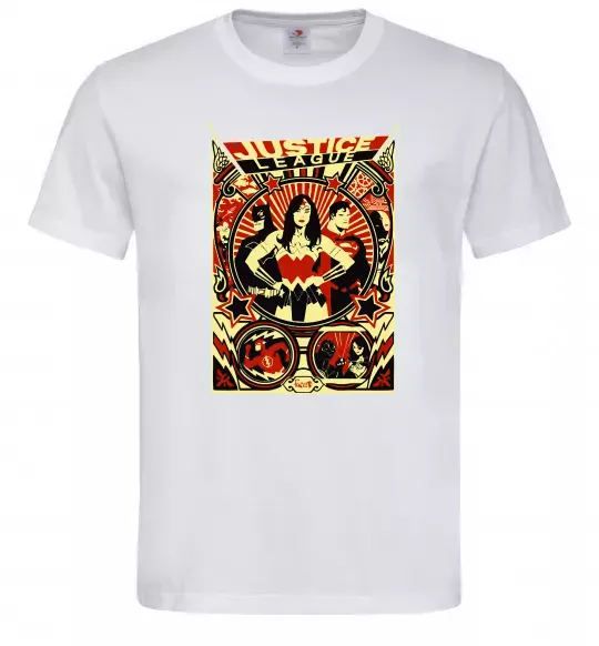 Мужская футболка Justice league Белый фото