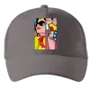 Кепка Wonder woman Серый фото