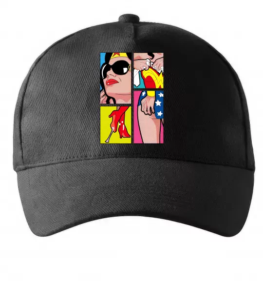Кепка Wonder woman Черный фото