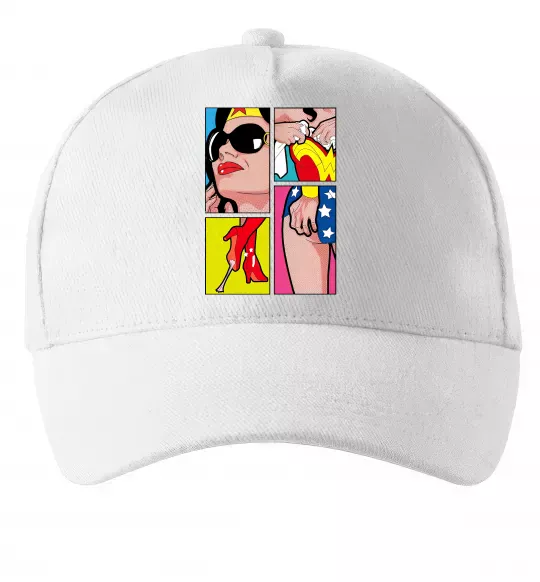 Кепка Wonder woman Белый фото