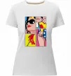 Жіноча преміум футболка Wonder woman Білий Жіноча преміум футболка Wonder woman Білий фото