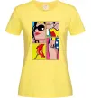 Жіноча футболка Wonder woman Лимонний фото