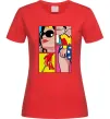 Жіноча футболка Wonder woman Червоний фото