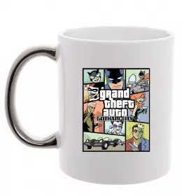 Чашка с цветной ручкой