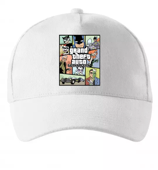 Кепка GTA Gotham City Білий фото