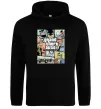 Мужская толстовка (худи) GTA Gotham City Черный фото